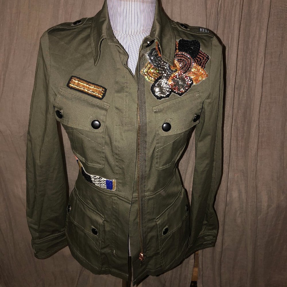 HISTORY REPEATS embellished army field jkt 36 M